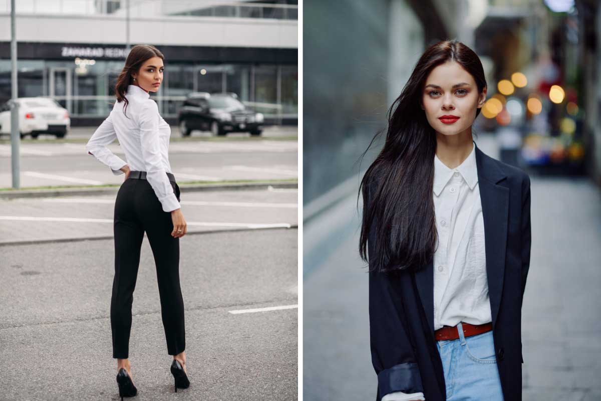 black and white blaze silk blouse