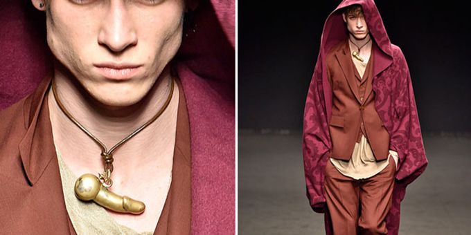 Penis shaped necklace