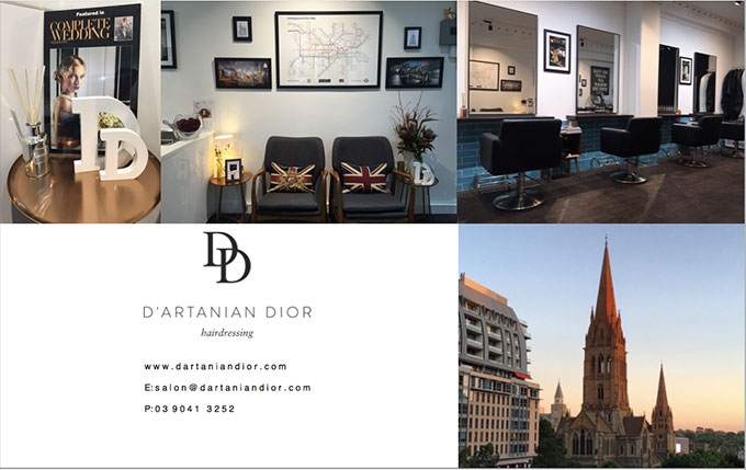 D'ARTANIAN Dior hairdressing is Melbourne's best salon